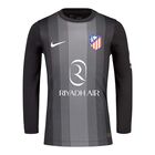 Camiseta Portero Niño Manga Larga Negra 25/26